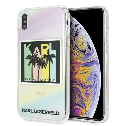 Coque Pour Iphone Xs Max 6,5 Karl Lagerfeld Karlifornia Dreams Palms