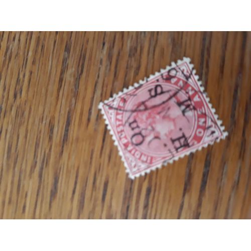 Timbre Inde 1882 1890 Reine Victoria Tp4