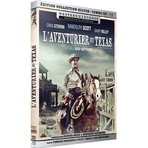 L'aventurier Du Texas - Édition Collection Silver Blu-Ray + Dvd