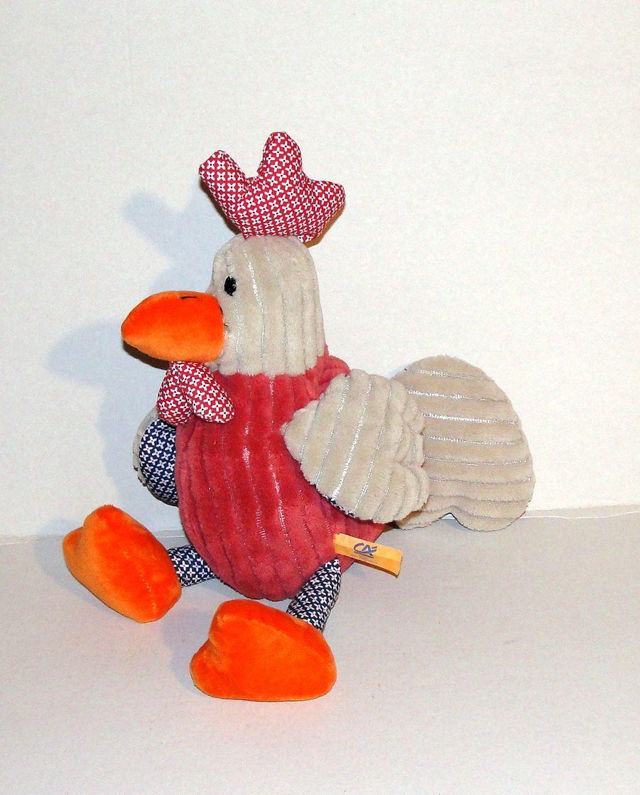 Peluche Poule fermière