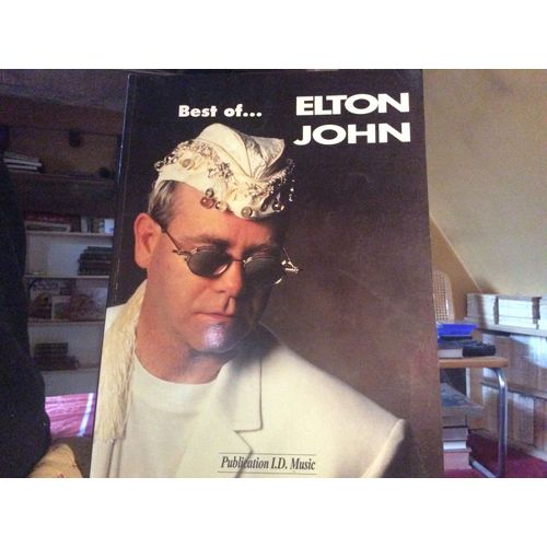 Best Of Elton John Livre De Partitions Paroles Musiques Tablatures