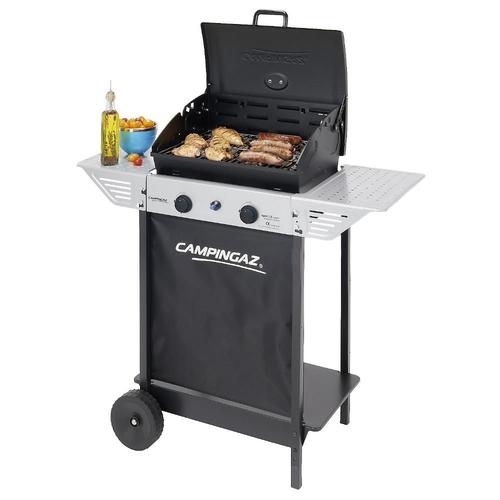 Barbecue gaz CAMPINGAZ XPERT100L+ Rocky Cuisson pierre de lave cuisson 44 x 34 cm 2 tablettes latérales - Camping Gaz