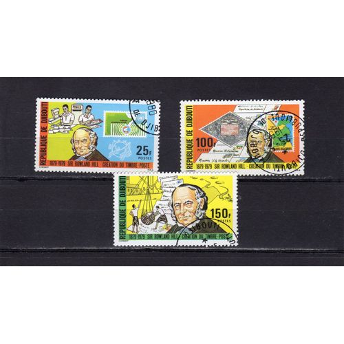 Timbres-Poste De Djibouti (100ème Anniversaire De La Mort De Sir Rowland Hill)