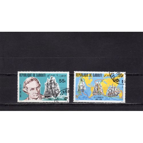 Timbres-Poste De Djibouti (Hommage À James Cook)