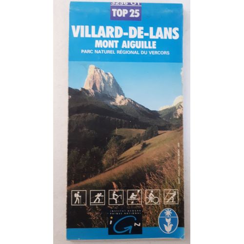 Carte Ign 3236 Ot Villard-De-Lans Mont Aiguille Parc Naturel Du Vercors 1:25 000