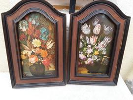 Reproduction De 2 Tableaux Sur Bois