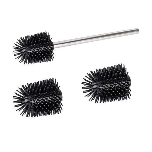 Tête de remplacement pour brosse silicone - Lot de 3 - Noir WENKO