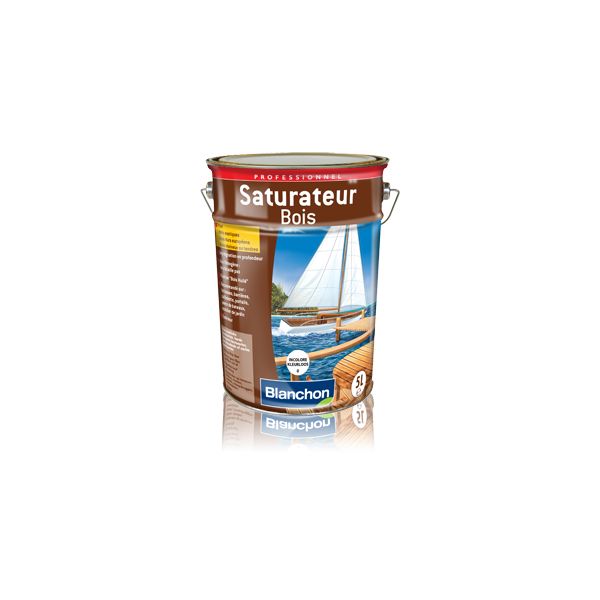 Saturateur bois pour terrasses et menuserie extérieures - 5 L - Miel BLANCHON