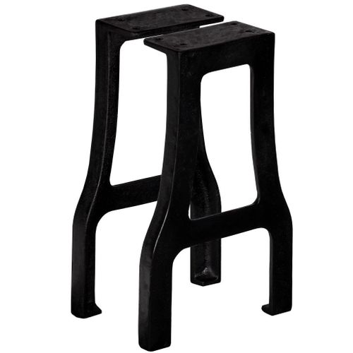 Pied De Banc 2 Pcs Cadre En A Fonte