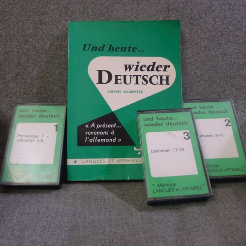Und Heute...Wieder Deutsch "A Présent...Revenons À L'allemand 1 Livre + 3 Cassettes
