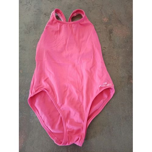 Maillot De Bain Une Pièce Rose Fille 8 Ans Nabaiii Très Bon État