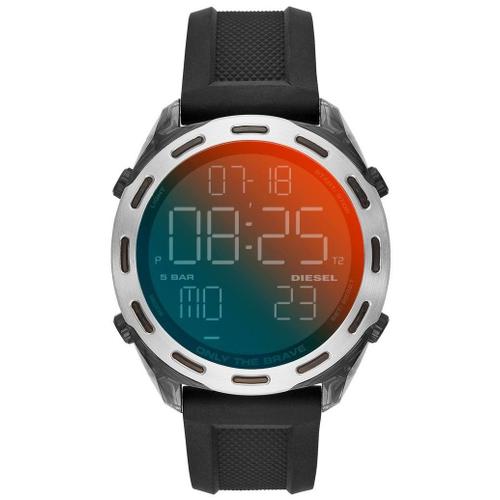 Montre Diesel En Silicone Noir