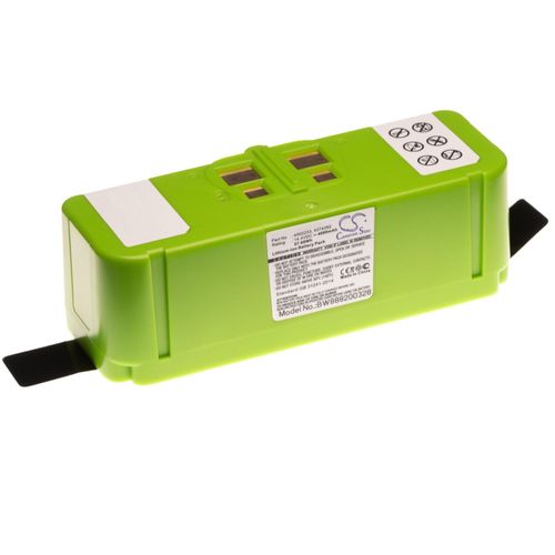 vhbw Batterie compatible avec iRobot Roomba 677, 680, 681, 685, 690, 691, 695, 696 aspirateur, robot électroménager (4000mAh, 14,4V)