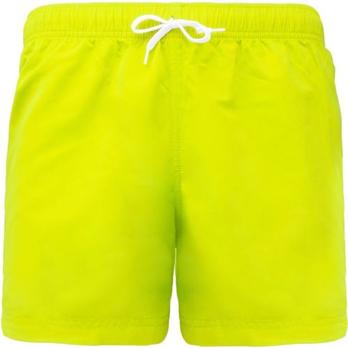 Short De Bain Pour Homme - Pa169 Jaune Fluo