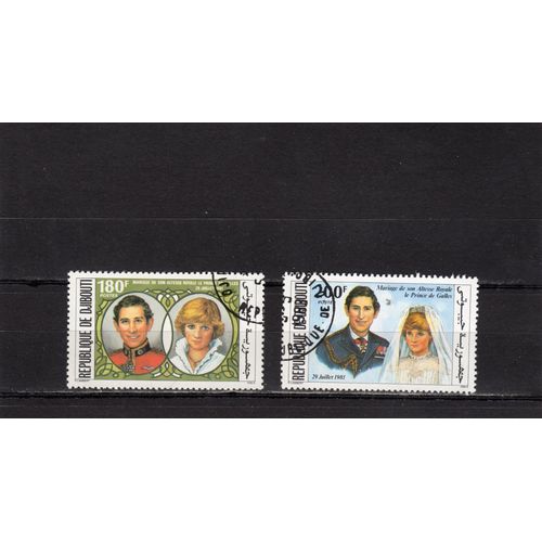 Timbres-Poste De Djibouti (Mariage Du Prince Charles Et De Lady Diana Spencer)