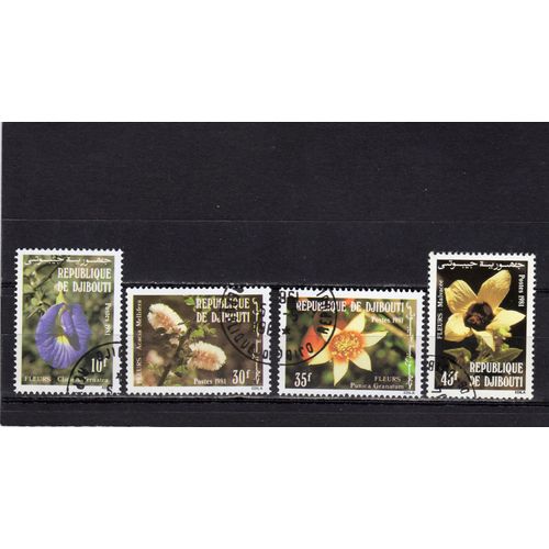 Timbres-Poste De Djibouti (Fleurs)