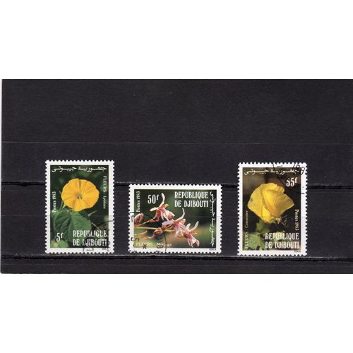 Timbres-Poste De Djibouti (Fleurs)