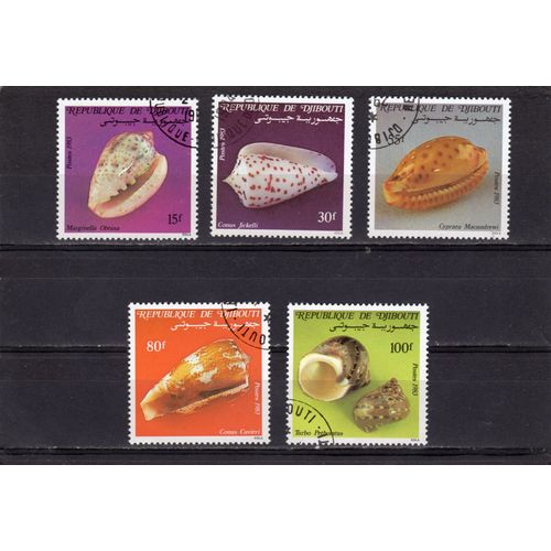 Timbres-Poste De Djibouti (Coquillages)