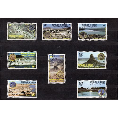 Timbres-Poste De Djibouti (Paysages Et Faune)