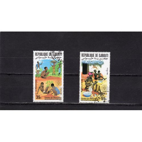 Timbres-Poste De Djibouti (Création De LAssociation « Les Scouts De Djibouti »)