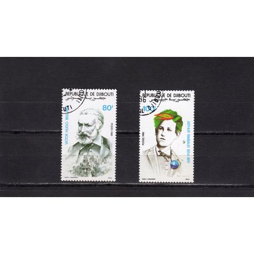 Timbres-Poste De Djibouti (Ecrivains)