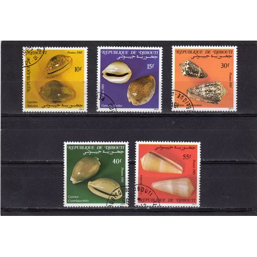 Timbres-Poste De Djibouti (Coquillages)