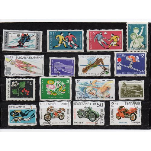 Bulgarie- Lot De 28 Timbres Oblitérés Divers