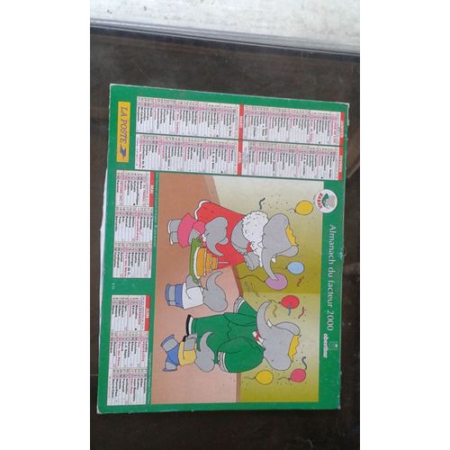 Almanach Du Facteur 2000 Babar