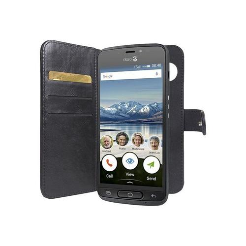 Doro Wallet Case - Étui À Rabat Pour Téléphone Portable - Noir - Pour Doro 8040