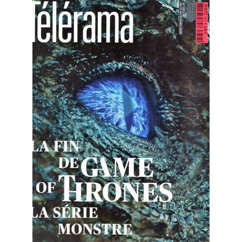 Télérama 3613: Game Of Thrones.Denis Mukwege.Claire Lebourg.Nicolas Delalande. Plovdiv.