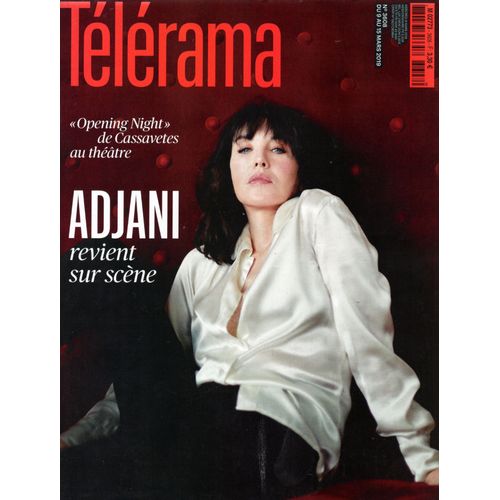 Télérama 3608: Isabelle Adjani.Opening Night.Mauro Colagreco.Michelle Perrot.Stanley Donen.