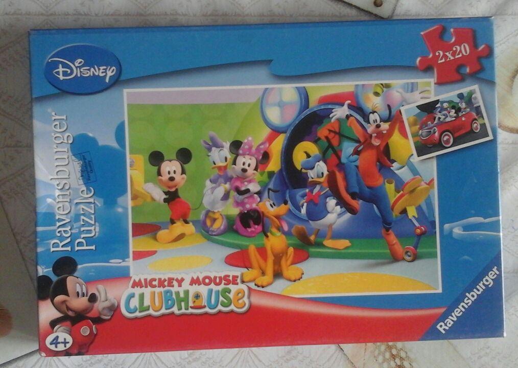 Puzzle Disney - La maison de Mickey - 2x25 pièces- Édition 2010 - MB Jeux