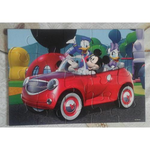 Puzzle Disney - La maison de Mickey - 2x25 pièces- Édition 2010 - MB Jeux