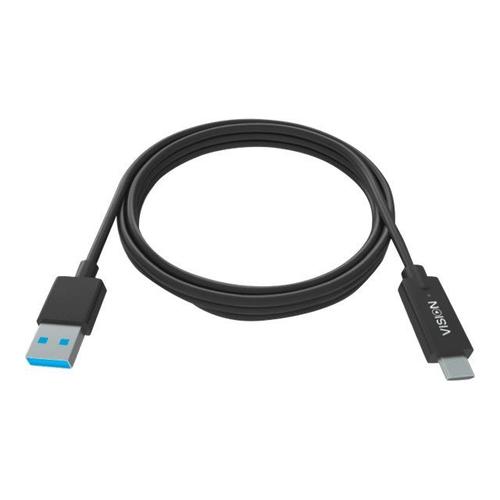 Vision Professional - Câble USB - USB type A (M) pour 24 pin USB-C (M) - USB 3.1 - 2 m - noir