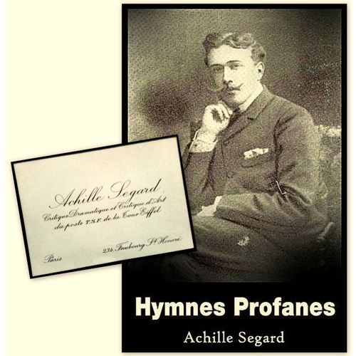 Carte De Visite Cdv Originale De Achille Segard "Critique Dramatique Et Critique D'art Du Poste T.S.F De La Tour Eiffel" (Années 20)