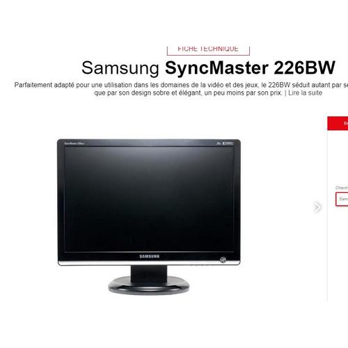 syncmaster 226bw tn
