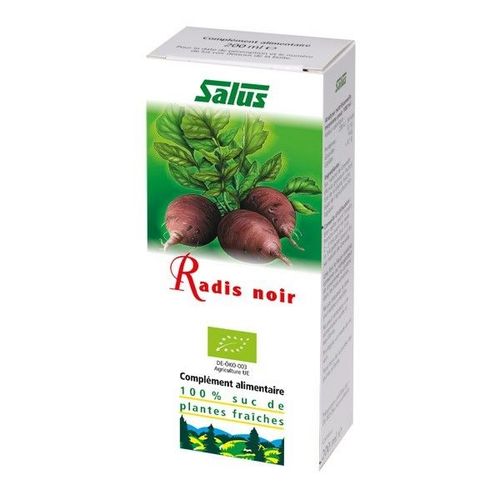Radis Noir Bio - Digestion Jus De Plante Fraîche 200 Ml Salus 