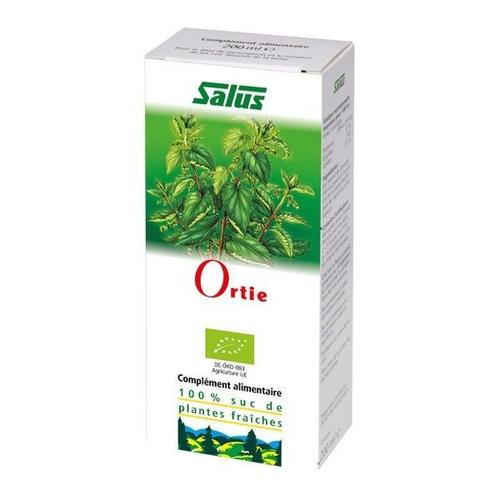 Ortie Bio - Articulations Et Dépuratif Jus De Plante Fraîche 200 Ml - Salus 