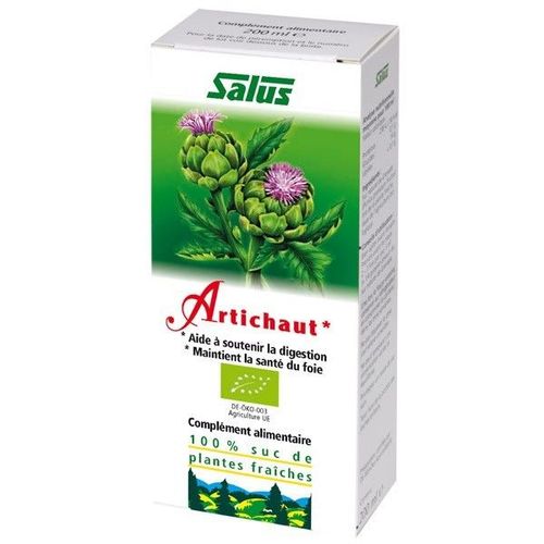 Artichaut Bio - Jus De Plante Fraîche 200 Ml Salus 