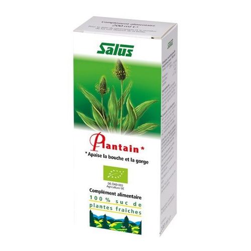 Plantain Bio - Jus De Plante Fraîche 200 Ml - Salus 