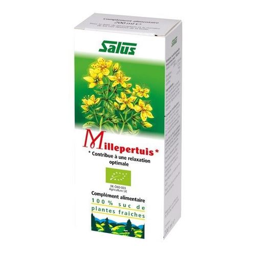 Millepertuis Bio - Dépression Et Sommeil Jus De Plante Fraîche 200 Ml Salus 