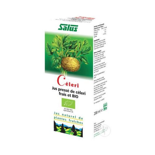 Céleri Bio - Diurétique Jus De Plante Fraîche 200 Ml Salus 