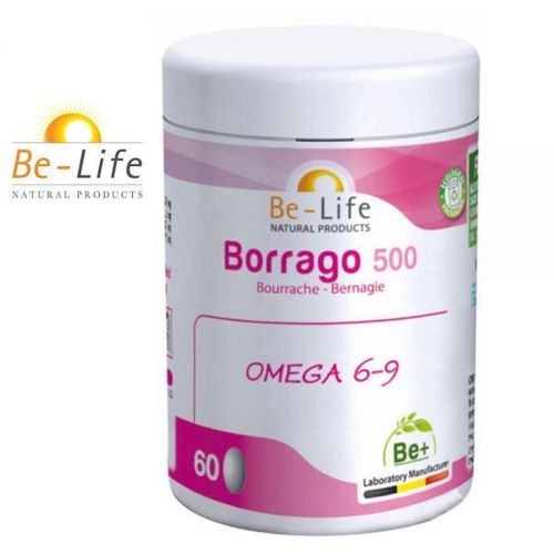 Borrago 500 Bio - Huile De Bourrache 60 Capsules - Be-Life 