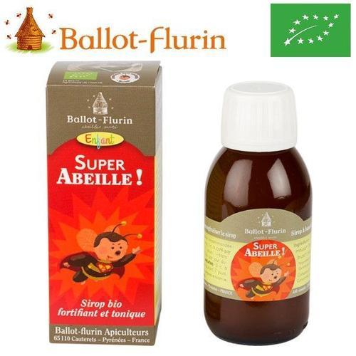 Sirop Fortifiant Et Tonique "Super Abeille !" Bio - Propolis, Pamplemousse, Miel 100 Ml - Ballot-Flurin 