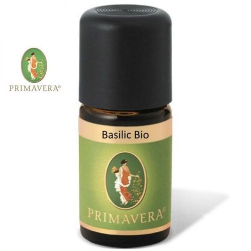 Basilic Bio - Huile Essentielle Ocimum Basilicum 5 Ml - Primavera 