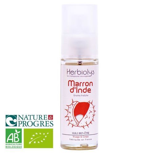 Huile De Marronnier D'inde Bio - Macération Circulation 30 Ml - Herbiolys 