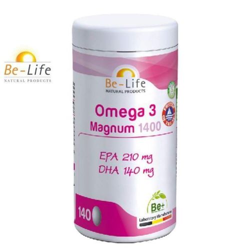 Oméga 3 Magnum 1400 - C Ur Et Cerveau 140 Capsules - Be-Life 