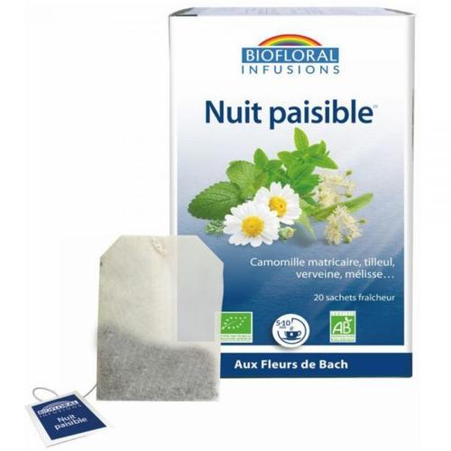 Nuit Paisible Bio Sommeil 20 Infusettes - Biofloral 