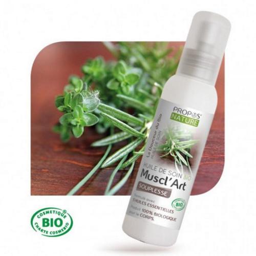 Huile De Soin Muscl'art Bio - Souplesse 100 Ml - Propos Nature 