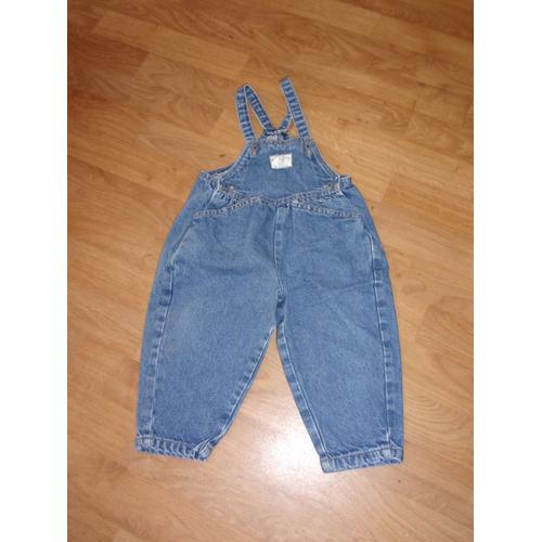 Salopette Jean Enfant Mixte Bleue Z Tbe